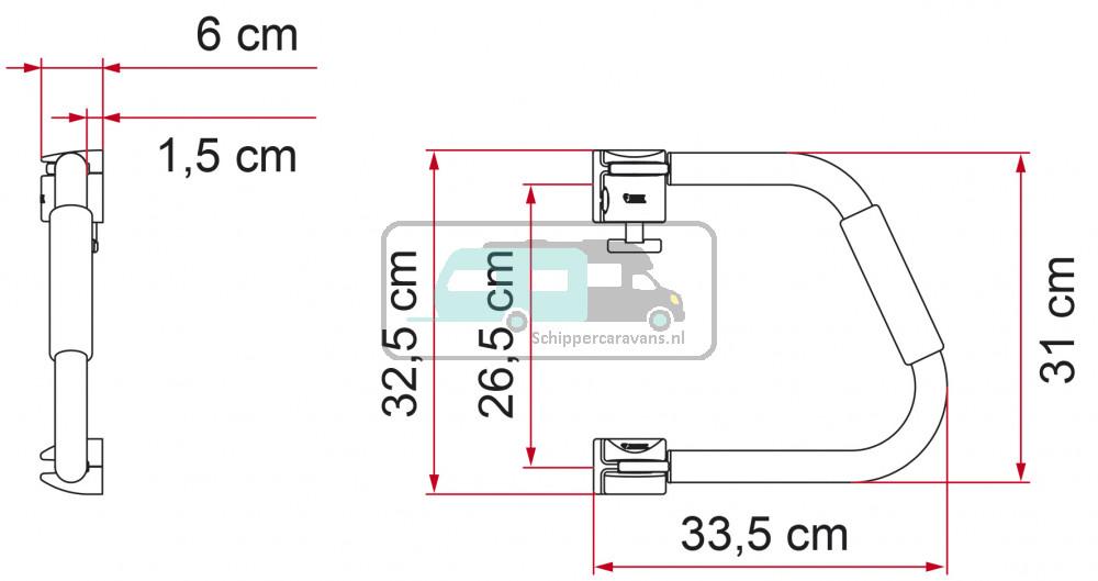 Fiamma Instapbeugel Security 31