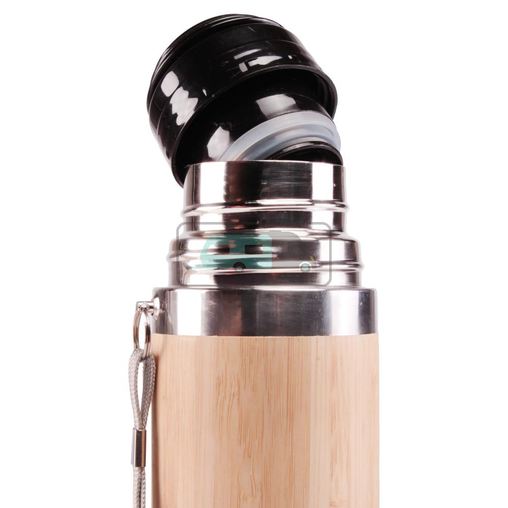 ViaMondo Thermosfles 0.5L Bamboe