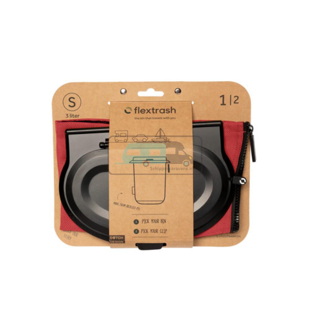 Flextrash Afvalbak S 3L Autumn Red