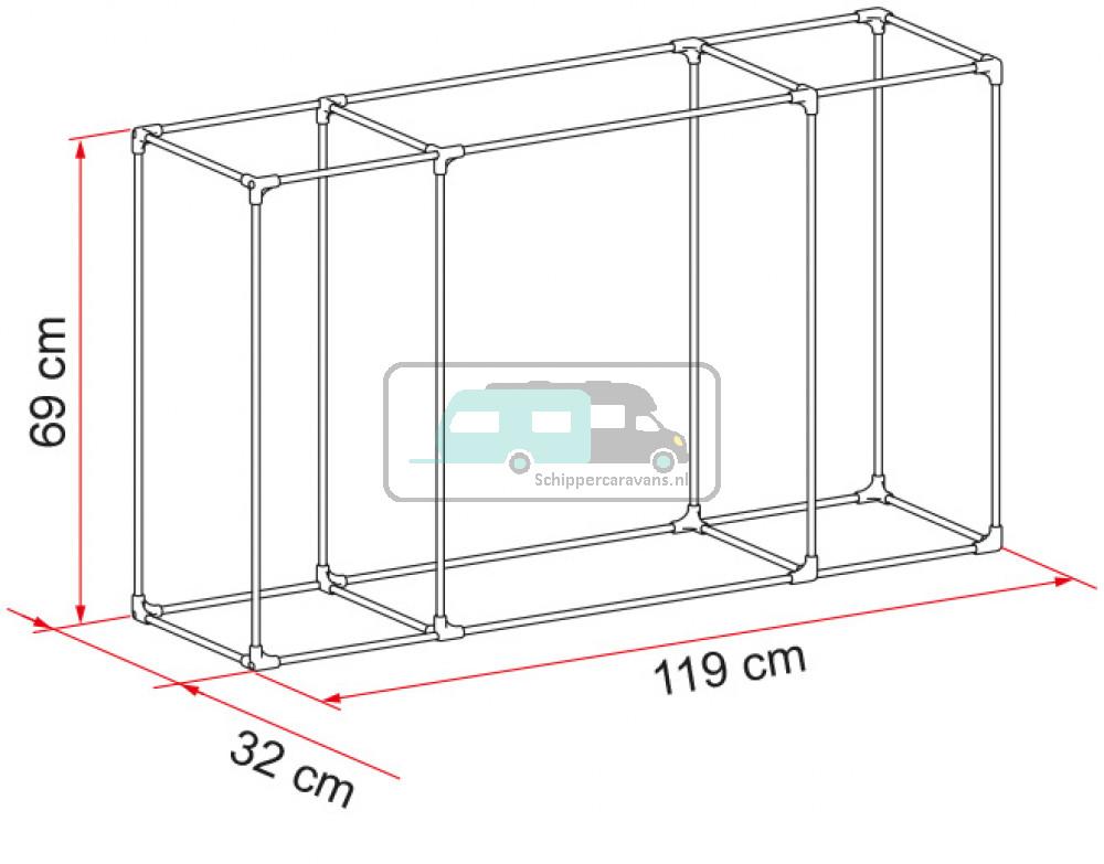 Fiamma Kit Frame Cargo Back